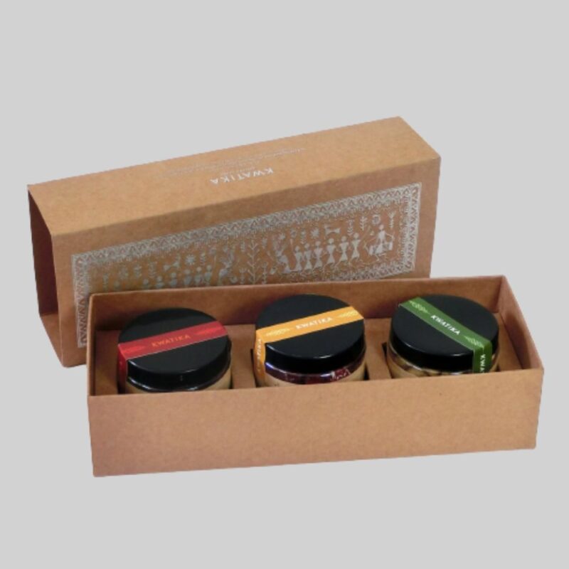 Kwatika WED1-PE-R2003 Assorted Gift Box  (Silver)