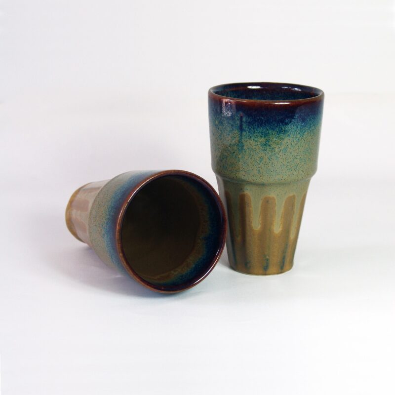 Studio Pottery Ceramic Glasses-big