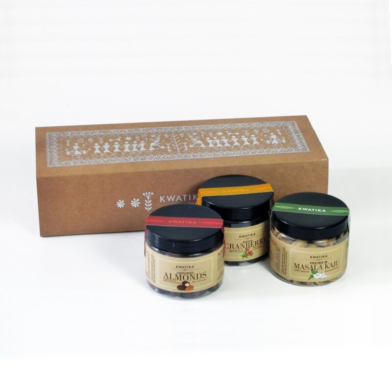 The Tribal Art Eco-friendly Gift Pack with Coated Dry Fruits & Berries